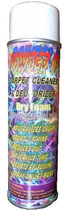POWDER-UP DRY FOAM CARPET CLEANER & DEO - 4 UNITS