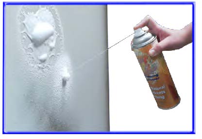 Applying Big Orange Citrus Degreaser to Dirty Surface
