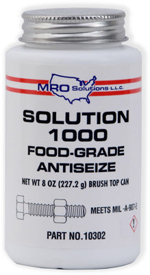 Solution 1000 Food Grade Antiseize - 8 oz. unit